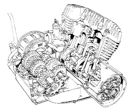 Yamaha DS5 with electric starter innovation