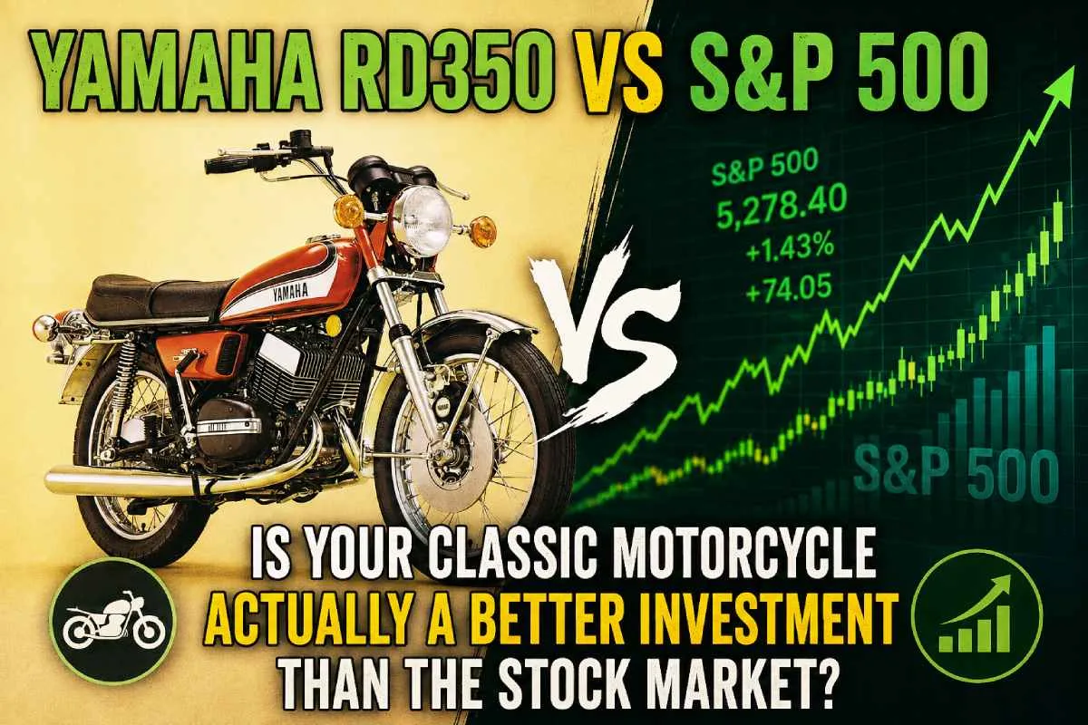 Yamaha RD350 vs S&P 500: Is Your Classic Motorcycle Actually a Better Investment Than the Stock Market?